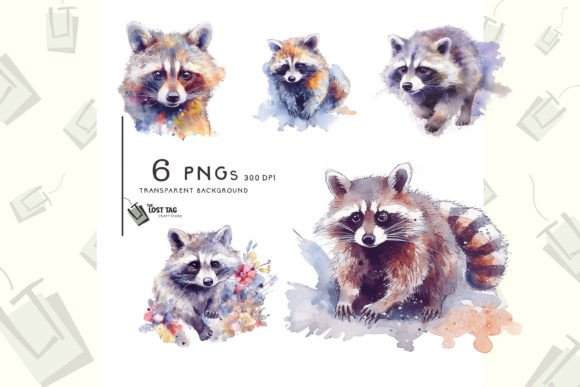 Adorable Raccoon Clipart: A Charming PNG Pod for Creators