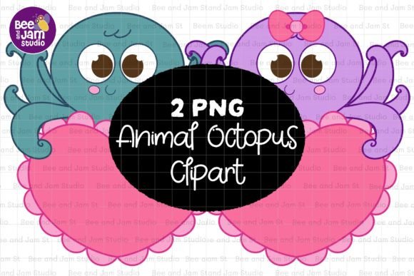 Animal Octopus PNG Sublimation Clipart: A Design Asset for Every Season