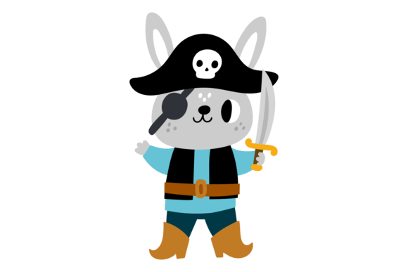 Bunny Pirate: The Adorable Character for Whimsical Design