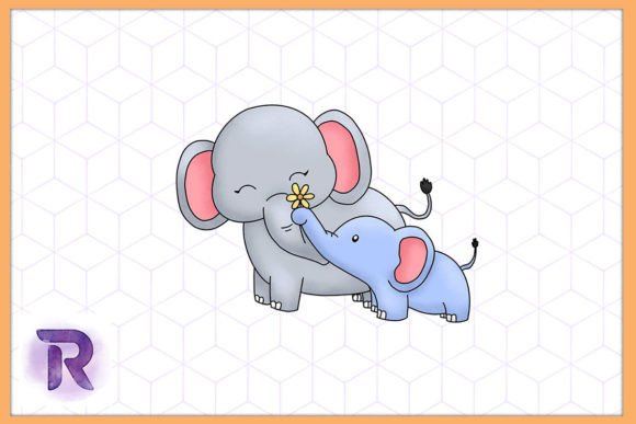 Celebrate Motherhood with the Elephant Mama Animal Mother's Day Design