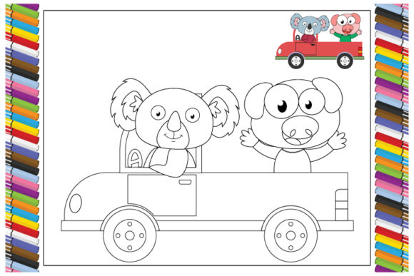 Coloring Animal Cartoon for Kid: A Playful Font for Creative Projects