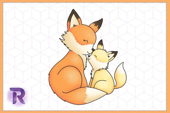Fox Mama Animal Mother's Day: A Creative Asset for Every Crafter