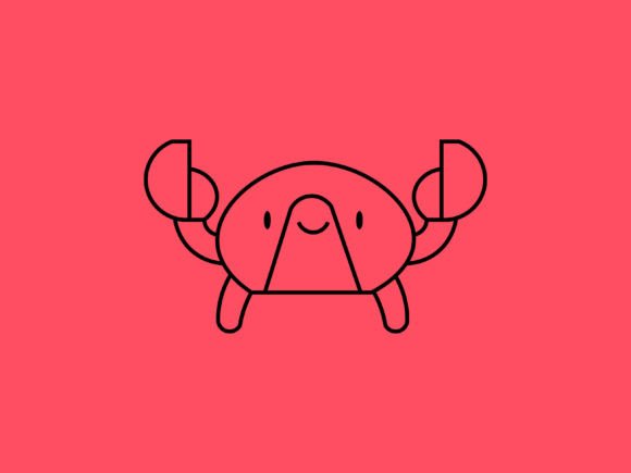 Kawaii Animal Crab Line Background: A Design Deep Dive