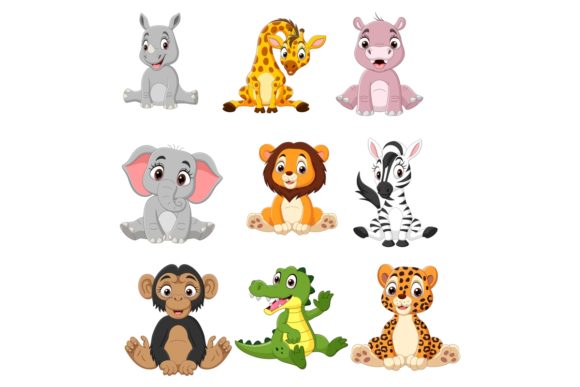 Unleash Creative Charm with the Baby Animal Clipart Bundle